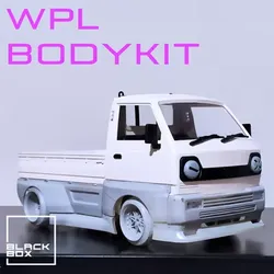 Robots & Mechs STL Download - WPL D12 RC COMPLETE BODYKIT WIDEBODY BY BLACKBOXby BLACKBOX STL