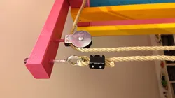Rope clamp for 8mm rope
