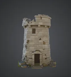 Ruined Stone Tower – Medieval Watchtower