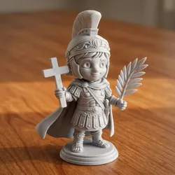 Saint Expeditus 3D Character 3D print model