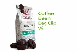 The Coffee Bean Bag Clip - strong and stylish