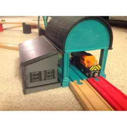 Train Station (Wooden Train/Brio/Thomas Compatible)