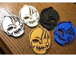 Tribal Skull - Keychain