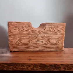 Wood Texture Spice Organizer | Modern Spice Bag Holder | Kitchen Storage Box | 3D Print STL