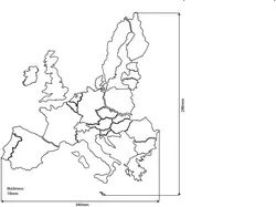 3D4KIDS exercise: 3D map of European countries