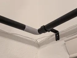 90 degree curtain rod connector