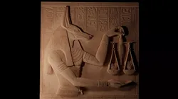 Anubis With His Scales CNC 3d Print High Relief Sand Casting 3D print model