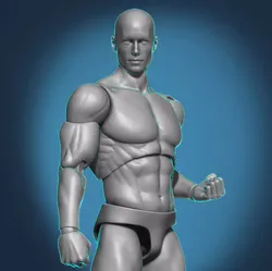 Articulated Action Figure v2 3D print model