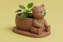 Cute Teddy Bear Planter Pot Indoor Plant Holder Decor