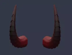Demon horns 3D print model