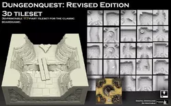 Dungeonquest Revised Edition 3d Tileset 3D print model
