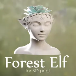 ELF PLANTER -SUCCULENT PLANT POT 3D print model