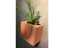 Fin Vases Pot (With a Wall Mount)