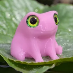 Frog - 6mm + 8mm glass eye compatible