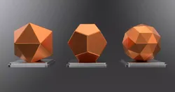 Geometric Decorations 3D Solids 3D print model