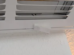 HVAC filter vent lever extension