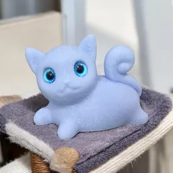 Lazy Cat - 6mm + 8mm glass eye compatible