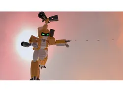 Metabee on floor plane