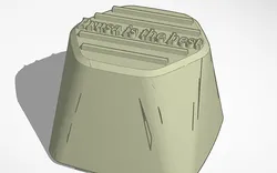 Prusa themed outer cover for Cooler Master: Elite Liquid pump. (Prusa fan art)