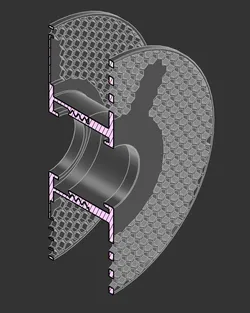 Reusable Spool-Remix for Overture Refill and Filament storage Rewinder