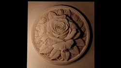 Rose CNC 3d Print High Relief Sand Casting 3D print model