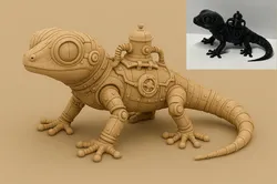 Steampunk Gecko