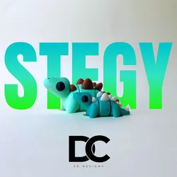 Stegosaurus Articulated Fidget Toy Dinosaur