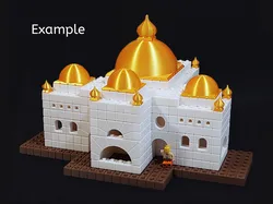 Temple Fortress Building Blocks -- Toppers (Domes, Roofs & Spires) -- 73 Variations