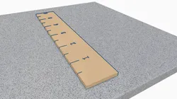 6in. simple mini ruler tool for measuring