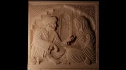 Ancient Conversation CNC 3d Print High Relief Sand Casting 3D print model