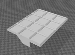 artillery sidewinder x4 gantry gridfinity toolbox