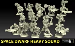 Astroknight Dwarves Heavy Squad 3D print model