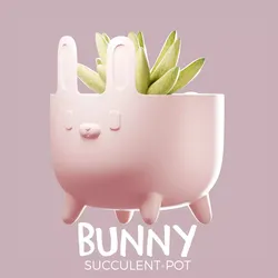 Bunny Pot for 3D Printing  3D print model