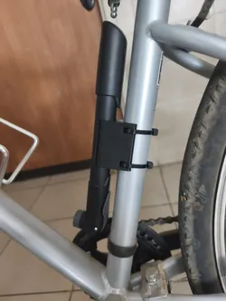 decathlon bike hand pump holder