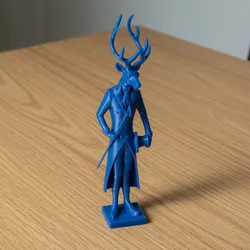Deer with a stick