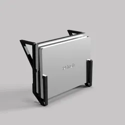 Dual Laptop & Tablet Mount — Wall or Under-Desk | 14" & 16" Variants