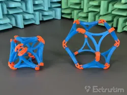 Fidget Toy | Octahedron Expanding Into Cuboctahedron