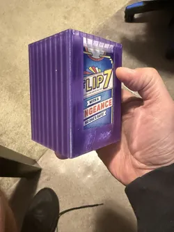 FLIP 7 FLIP 7 with a Vengeance insert/card box +sleeves +low PLA