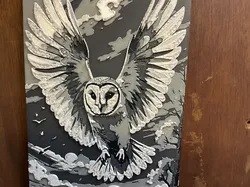 flying owl hue forge  - Free 3D Print Model
