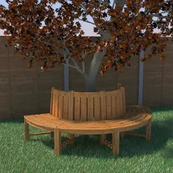 garden tree seat