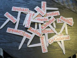Garden Vegetable Signs