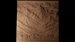 Himalayas CNC 3d Print High Relief Sand Casting 3D print model