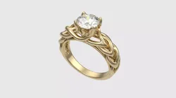Intricate Celtic Knot Ring JDBCo 3D print model