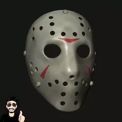 JASON VORHEES - MASK - FRIDAY THE 13TH 3D print model