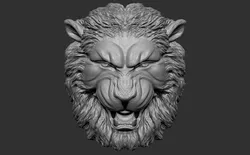 LION HEAD FOR 3D PRINT 3D print model