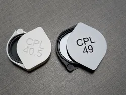 Magnet closure camera lens filter case