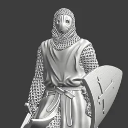 Medieval Knight of The Lazarus Order - Leper knights