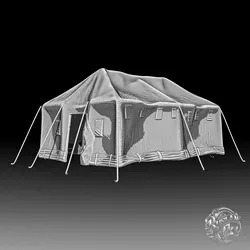 Military Tent Roz 3D print model