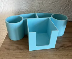 Multifunctional Desk Organizer – Rounded & Square Pen Holder Combo