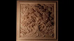 Oak Tree CNC 3d Print High Relief Sand Casting 3D print model